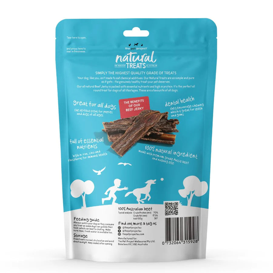 The Pet Project Natural Treats – Beef Jerky