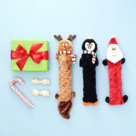 Zippy Paws Christmas Jigglerz Shakeable Toy - Reindeer