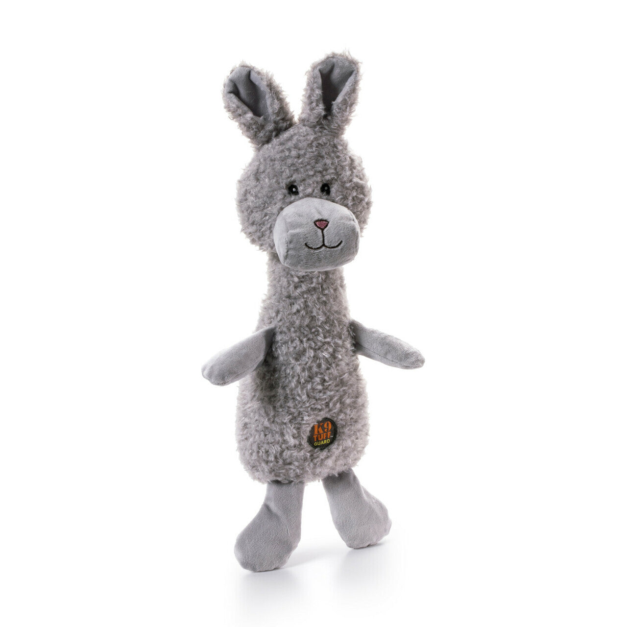 Charming Pet Scruffles Textured Squeaker Dog Toy - Bunny - Small