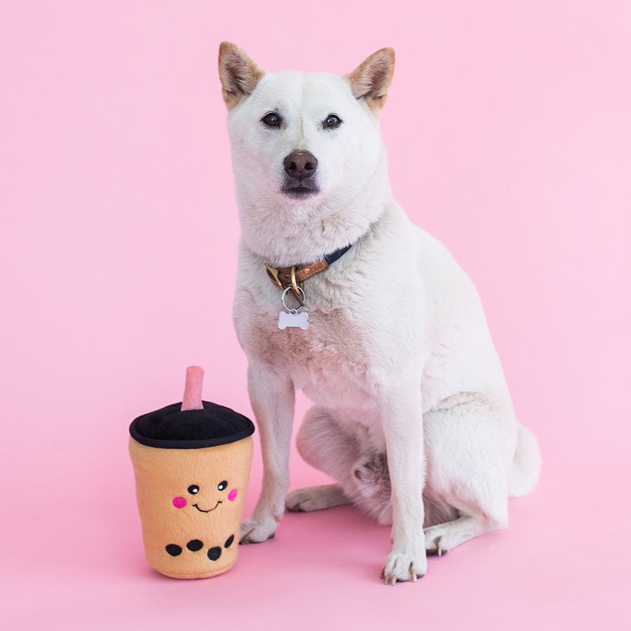 NomNomz - Boba Milk Tea  Dog Toy by Zippy Paws